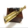 Pirate Monocular Gifting Telescope & Adults, Travellers Adventure Enthusiast Collectible Portable Telescope Cruise Ship Travel Hiking Hunting (14 inches, Full Brass) view 2