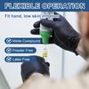 Infimor Nitrile Gloves 6mil Black Gloves Disposable,50/Box,Medium Size view 4