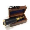 Pirate Monocular Gifting Telescope & Adults, Travellers Adventure Enthusiast Collectible Portable Telescope Cruise Ship Travel Hunting (14 inches, Black Leather Brass) view 2