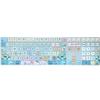 WSLUCKO Silicone Keyboard Cover Skin for 2017/2018 Apple iMac Magic Keyboard with Numeric Keypad (Model:MQ052LL/A A1843), US Layout, Garland view 1
