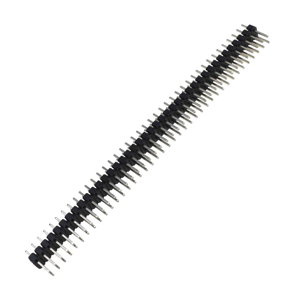 10PCS Double Row 240Pin Breakable Pin Header 2.54mm Male Straight Pin Header Connector (Black)