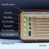 BentMax FM Radio with Bluetooth Retro Bluetooth Speaker Vintage Radio with SD/USB Memory Music Player Function, Wireless Streaming from Smartphone, Up to 10 Hours Playback (Walnut) view 3