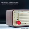 BentMax FM Radio with Bluetooth Retro Bluetooth Speaker Vintage Radio with SD/USB Memory Music Player Function, Wireless Streaming from Smartphone, Up to 10 Hours Playback (Walnut) view 4
