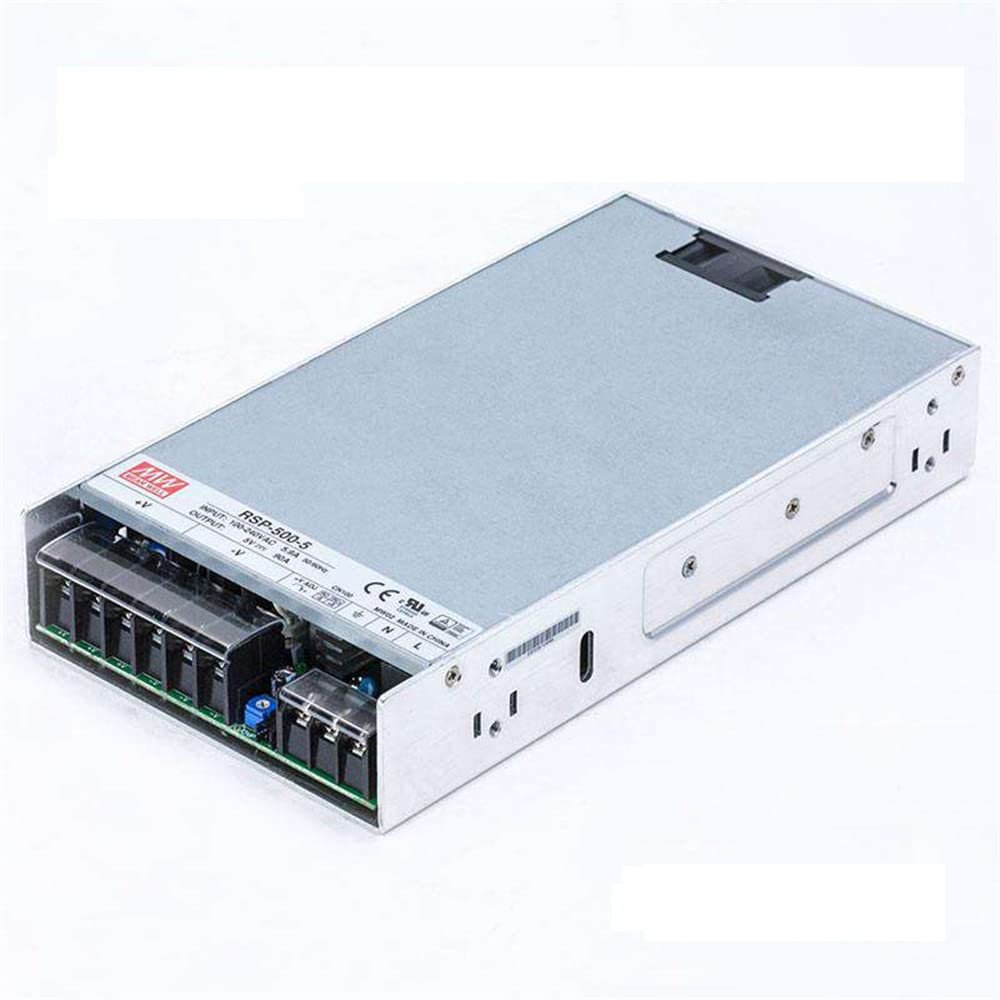 MW Enclosed Type RSP-500W-12/15/24/27/3.3/4/48/5V PFC RSP Series 500W Single Output with PFC Function Power Supply (RSP-500-5)