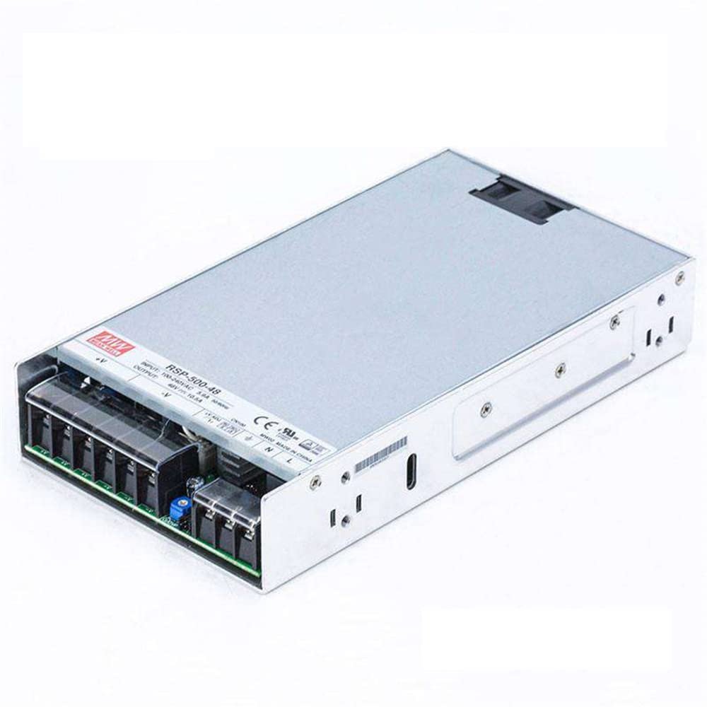 MW Enclosed Type RSP-500W-12/15/24/27/3.3/4/48/5V PFC RSP Series 500W Single Output with PFC Function Power Supply (RSP-500-48)