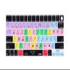 XSKN Final Cut Pro Shortcut US Layout Silicone Keyboard Cover Skin for 2021 Released MacBook 14 inch A2442 16 A2485 with ( M1 / Max chip ) Liquid Retina XDR Display Touch ID K-396 view 1