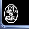 Tiny Human on Board Decal OS 096 6 inch Sticker Baby view 2