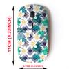2.4G Wireless Mouse with Cute Pattern Design for All Laptops and Desktops with Nano Receiver - Ethnic Geometric Ornamental Palm view 2