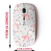 2.4G Wireless Mouse with Cute Pattern Design for All Laptops and Desktops with Nano Receiver - Birds Robin Butterflies view 2