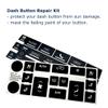 Ombialo AC Radio Dash Button Repair Stickers Decals Compatible with Cadillac 2007-2014 Escalade ESV EXT (AC16+Radio18) view 4