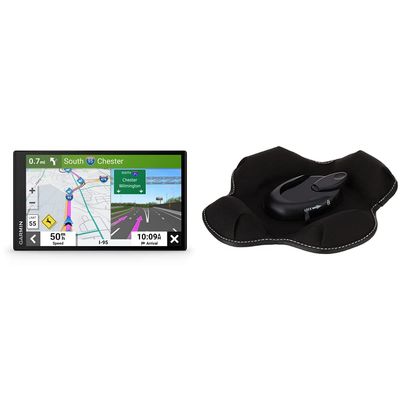 Garmin DriveSmart 66 GPS Navigator + Portable Friction Mount