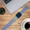 Personalized Charmed Bands Compatible with Apple Watch 38mm 40mm 41mm 42mm 44mm 45mm Cusom Monogram Laser Engraved Silicone Strap Charms (42/44/45mm S/M, Charms Leopard Gold, Black) view 2