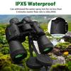ZIYOUHU Binoculars for Adults 20x50 High Power Low Light Waterproof HD Compact Binoculars,BAK4 Prism FMC Lens for Bird Watching Hunting Travel Football Stargazing view 2