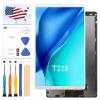 Screen Replacement for Samsung Tab A7 Lite 2021 SM-T220 LCD T220 Display Touch Screen Digitizer Glass Panel Assembly Repair Parts Kit 8.7inch (White no Frame) view 1
