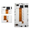 Screen Replacement for Samsung Tab A7 Lite 2021 SM-T220 LCD T220 Display Touch Screen Digitizer Glass Panel Assembly Repair Parts Kit 8.7inch (White with Frame) view 4