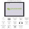 waveshare 4inch HDMI Capacitive Touch IPS LCD Display Compatible with Raspberry Pi 4B/3B+/3A+/2B/B+/A+/Zero/Zero W/WH/Zero 2W CM3+/4 720720 Resolution Supports Jetson Nano/Windows view 3