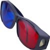 Heyiarbeit Red-Blue 3D Glasses Plastic Frame Black Resin Lens 3D Movie Game-Extra Upgrade Style view 1