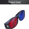Heyiarbeit Red-Blue 3D Glasses Plastic Frame Black Resin Lens 3D Movie Game-Extra Upgrade Style view 4
