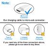 20FT Power Extension Cable Charger for Wyze Cam V3/V4/OG/V3 Pro, Arlo Essential, Eufy, SimpliSafe, Kasa,Blink Mini Pan(Not for Wyze Pan v3),Weatherproof Power Cord with Adapter for Security Cam 2Pack view 3