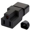 greenDracaena Dracaena.io 2 Pack IEC320 C14 Male to Nema 5-15R PDU USA UPS Extension Power Plug Adapter,IEC C14 Male Plug to Nema 5-15R US 3 Pin Female Power Adapter Connector view 4