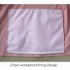 FYYSJW Aprons for Women with Pockets, Cotton And Linen Long Sleeve Aprons,Chef Cooking Cute Work Apron for Teens Adult Smock (Gray) view 4