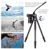 Carbon Fiber Tripod Video Tripod with Fluid Head, Video Camera Tripod Heavy Duty arge Load for DSLR Camera Load up to 33 Pounds, Suitable for Hunting and Work (Black) view 4