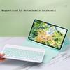 with Mouse Keyboard case for Galaxy Tab A8 2022 10.5 inch, SM-X200/X205/X207 Magnetic Detachable Bluetooth Keyboard Color KeyPink view 3