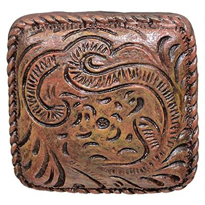 BLACK FOREST DECOR Polyresin, Cabinet Hardware 1 1/2" Wx1 1/4" Dx1 1/2" H