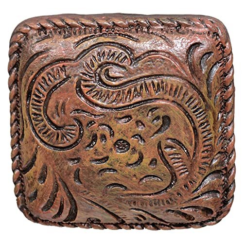 BLACK FOREST DECOR Polyresin, Cabinet Hardware 1 1/2" Wx1 1/4" Dx1 1/2" H