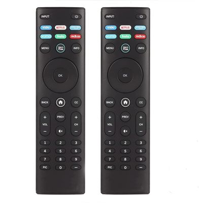 2 Packs XRT140 Replaced Remote Control for Vizio Smart LED TV M50Q7-H1 M55Q7-H1 M65Q7-H1 M55Q8-H1 M65Q8-H1 V555-H1 with Watchfree Vudu Netflix Primevideo Xumo Hulu Redbox