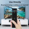 2 Packs XRT140 Replaced Remote Control for Vizio Smart LED TV M50Q7-H1 M55Q7-H1 M65Q7-H1 M55Q8-H1 M65Q8-H1 V555-H1 with Watchfree Vudu Netflix Primevideo Xumo Hulu Redbox view 2