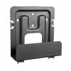 RCA Streaming Player Wall Mount  Easily Mount Streaming Box to Wall, Adjustable Base, Supports 2.2 Pounds, Universally Compatible  Apple TV, Roku, Fire TV, Sonos Port; Black view 2