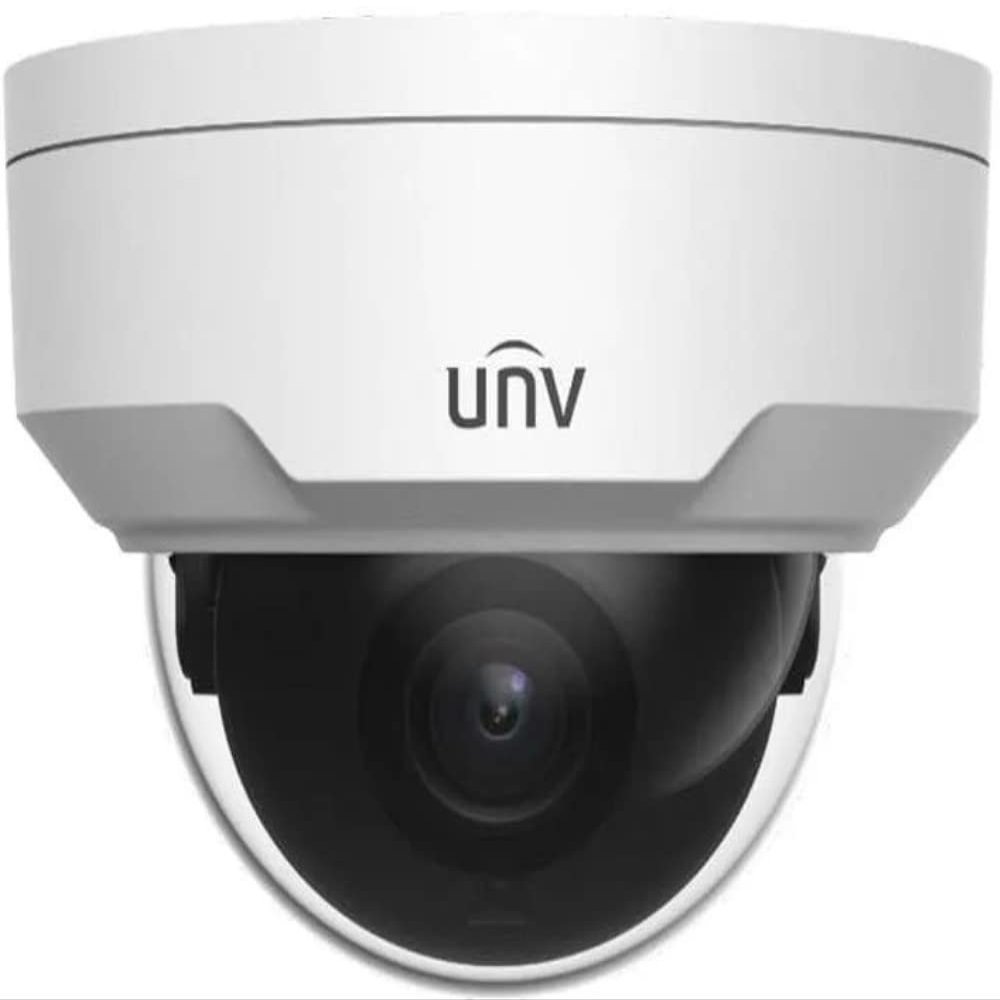 UNIVIEW Uniview UNV UN IPC328LR3DVSPF28LMF 4K/8MP IR WDR Outdoor Network Dome Camera with 2.8mm Fixed Lens, White.