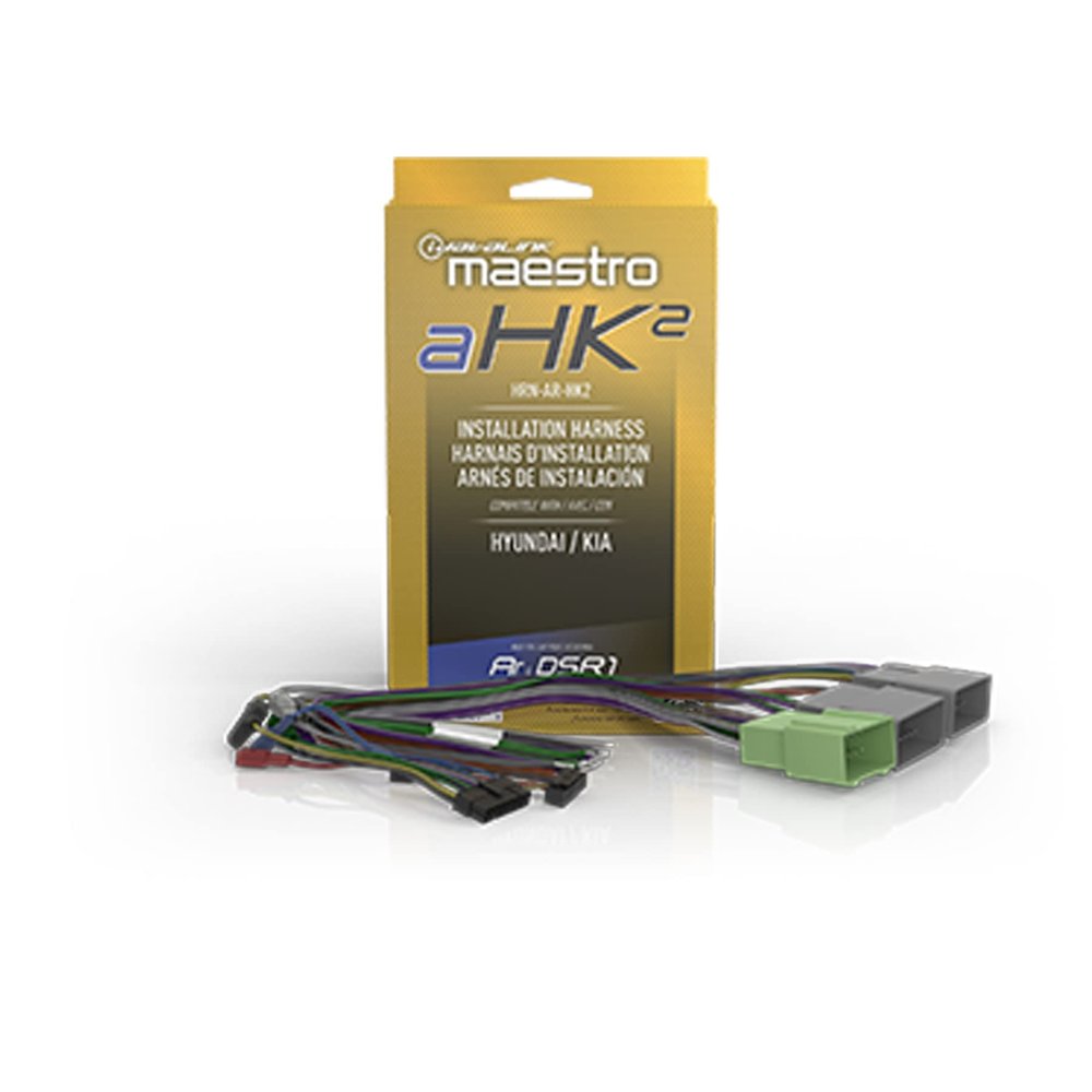 Maestro aHk2 HRN-AR-HK2 Amplifier Replacement T-Harness Compatible with Select Hyundai and Kia Vehicles