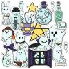Mertak - 21 - PCS Sticker Pack for Laptop for Notebook Cartoon for Water Bottles Spooky for Planner Waterproof Boo Set for Kids Set Decals Ghosts Vinyl Kawaii for Skateboard Paranormal for Bike view 1