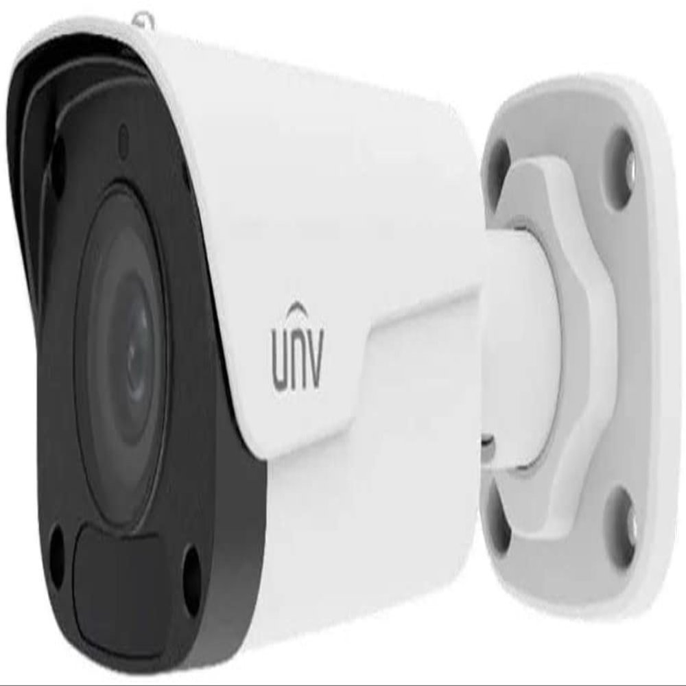 UNIVIEW Uniview UNV UN-IPC2128LR3DPF28LMF 8MP IR WDR Outdoor Network Bullet Camera with 2.8mm Fixed Lens, White