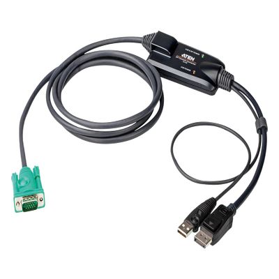 ATEN DisplayPort Console Converter CV190 - 5.91 ft KVM Cable for KVM Switch