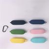 2 Pack DAYJOY Soft Silicone Protective Case Cover Compatible with JBL Vibe 100 TWS Earbuds, Protective Skin Sleeve with Key Chain (Pink+Green) view 4