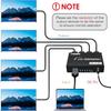 HDMI Splitter 1 in 4 Out, 4 Ports HDMI Splitter 4K@30Hz with Power Adapter, Support EDID 3D HD Distributor for PS4 Xbox Fire Stick HDTV view 3