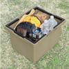 JEJ Astage #100 SPB-N100C Storage Box, Separate Basket, Sand Beige, Made in Japan, Outdoor, Camping, Stackable, Width 15.7 x Depth 18.9 x Height 11.0 inches (40 x 48 x 28 cm) view 4