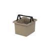 JEJ Astage SPB-N75S Storage Box, Separate Basket, #75, Sand Beige, Made in Japan, Outdoor, Camping, Stackable, Width 12.0 x Depth 14.3 x Height 9.4 inches (30.8 x 36.3 x 24 cm) view 1