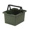 JEJ Astage #100 SPB-N100C Storage Box, Separate Basket, Green, Made in Japan, Outdoor, Camping, Stackable, Width 15.7 x Depth 18.9 x Height 11.0 inches (40 x 48 x 28 cm) view 1