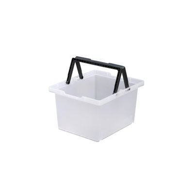 JEJ Astage #100 SPB-N100C Storage Box, Separate Basket, Clear, Made in Japan, Outdoor, Camping, Stackable, Width 15.7 x Depth 18.9 x Height 11.0 inches (40 x 48 x 28 cm)