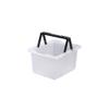 JEJ Astage #100 SPB-N100C Storage Box, Separate Basket, Clear, Made in Japan, Outdoor, Camping, Stackable, Width 15.7 x Depth 18.9 x Height 11.0 inches (40 x 48 x 28 cm) view 1