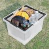 JEJ Astage #100 SPB-N100C Storage Box, Separate Basket, Clear, Made in Japan, Outdoor, Camping, Stackable, Width 15.7 x Depth 18.9 x Height 11.0 inches (40 x 48 x 28 cm) view 4