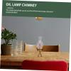 Retro Glass Oil Light Cover for Kerosene Lamp Xmas Dust Shield view 4