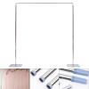 10X10 ft Photo Video Studio Background Stand Backdrop Support System Kit,Photo Background Support Equipment,Heavy Duty Backdrop Stand for Wedding Party Curtain Stainless Pipe Frame with Base Stand view 4