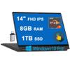 Lenovo Flex 5 2-in-1 Laptop 14" FHD IPS Touchscreen AMD Octa-Core Ryzen 7 4700U (Beats i7-10510U) 8GB RAM 1TB SSD Fingerprint Backlit Keyboard Type-C HDMI Dolby Win10Pro + Type-C Adapter view 1