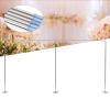 10X20 ft Photo Video Studio Background Stand Backdrop Support System Kit,Photo Background Support Equipment,Heavy Duty Backdrop Stand for Wedding Party Curtain Stainless Pipe Frame with Base Stand view 4