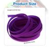Heyiarbeit 10m/32.8ft PET Expandable Braid Cable Sleeving Flexible Wire Mesh Sleeve Purple 12mm view 2
